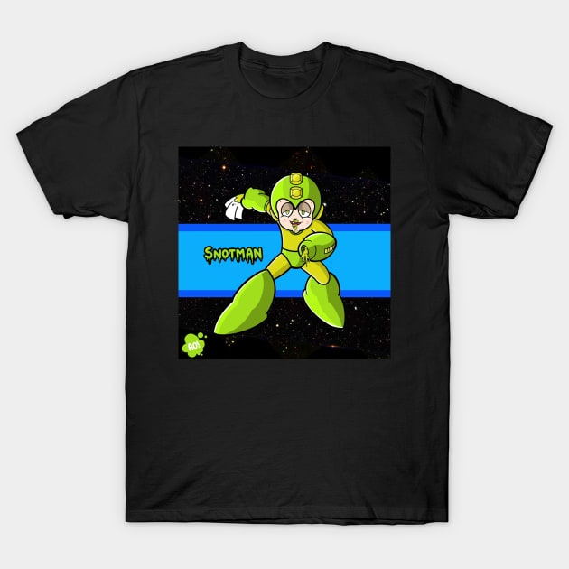 Snot Man Power Upgrade T-Shirt by AOShrimp